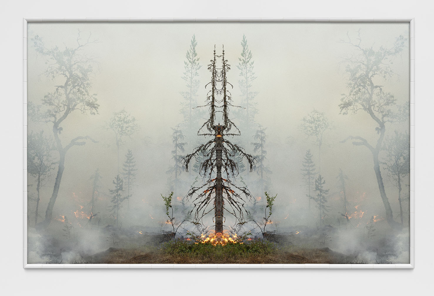 Julius von Bismarck, Fire with Fire (Test Apparatus #6), 2021, aus der Serie: Fire with Fire, 2021