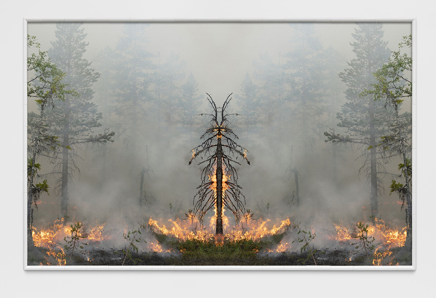 Julius von Bismarck, Fire with Fire (Test Apparatus #7), 2021, aus der Serie: Fire with Fire, 2021