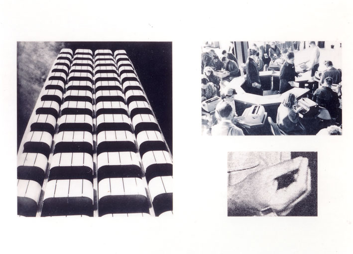 Antoni Muntadas, Ohne Titel, aus der Serie: Architektur / Räume / Gesten, 1988–1991