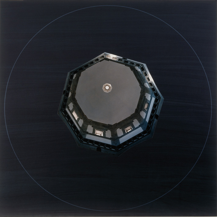 Jan Dibbets, Untitled, 1989, aus der Serie: Three Cupolas