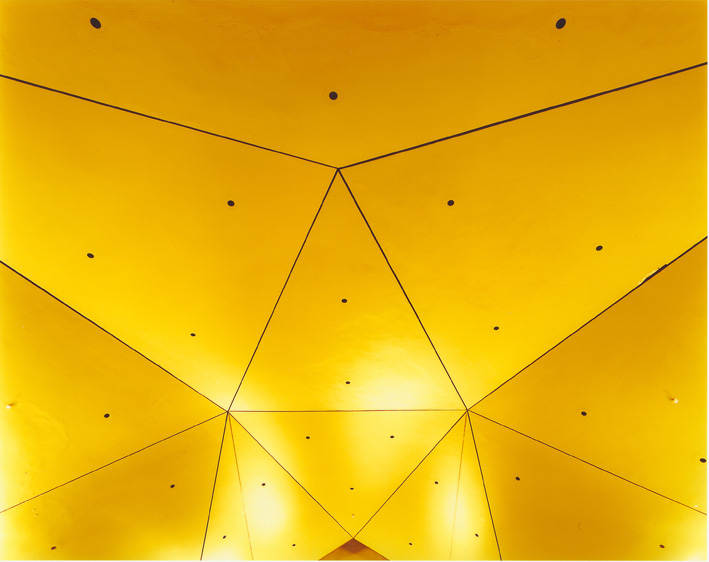 Ola Kolehmainen, Yellow with Black Holes and Diagonals, 2004