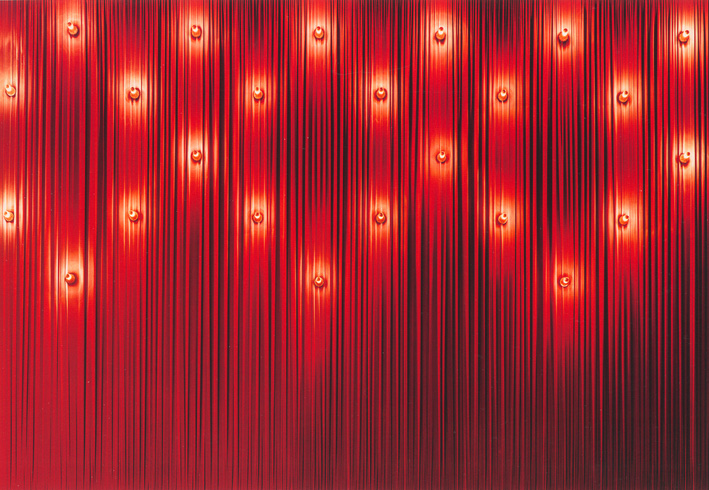 Ola Kolehmainen, Red with Black and Bulbs, 2004