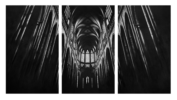 Robert Longo, Untitled (cathedral), 2010