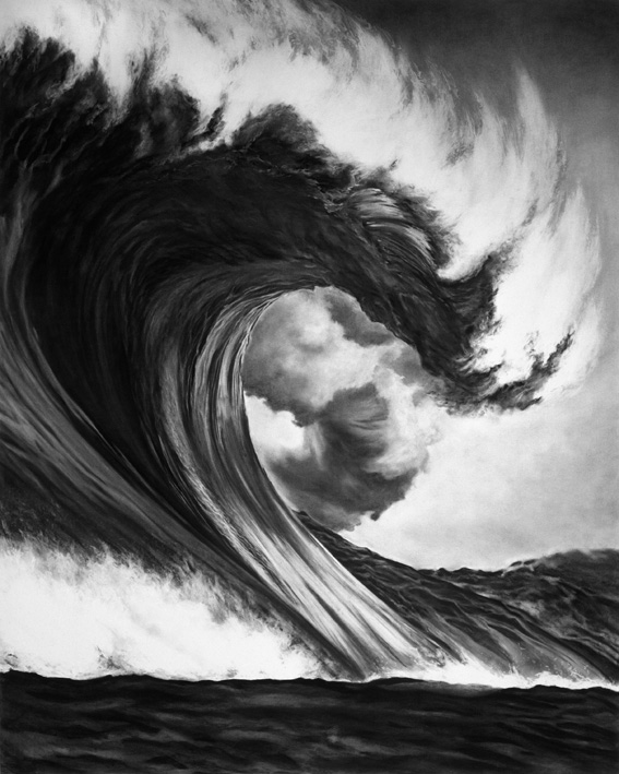 Robert Longo, Untitled. (Dragon's Head), 2005, aus der Serie: Monster Waves