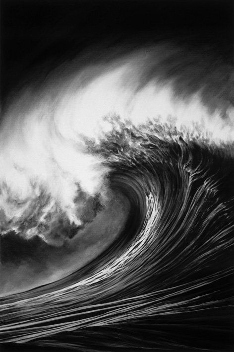 Robert Longo, Untitled. (Serpent's Tongue), 2005, aus der Serie: Monster Waves