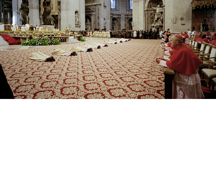 Armin Linke, Vatican, Church of St. Peter, bishops installation ceremony Roma Italy, 2002