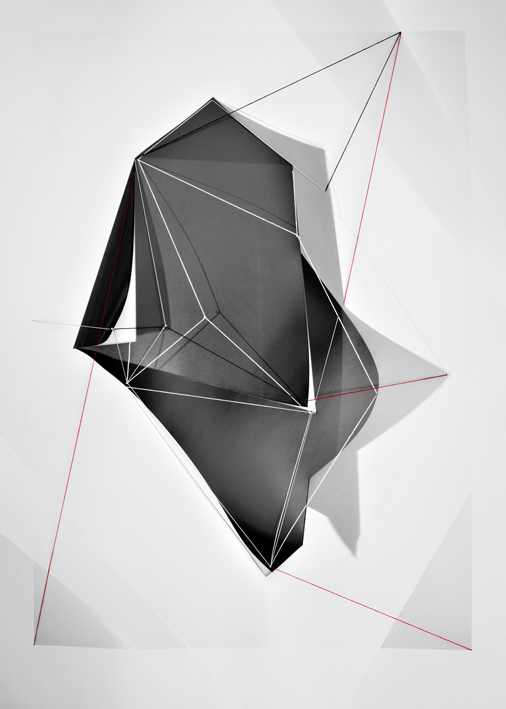 Christiane Feser, Modell Konstrukt #59, 2012, aus der Serie: Latente Konstrukte