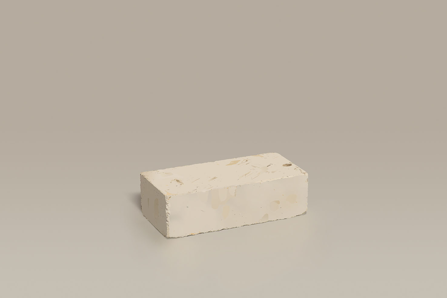 Adrian Sauer, Kalksandstein, Normalformat, Studio, 2021, aus der Serie: Ziegel