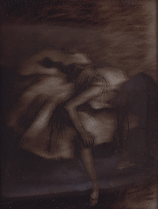 Claudia Angelmaier, Tänzerin, 2009, aus der Serie: Works on Glass
