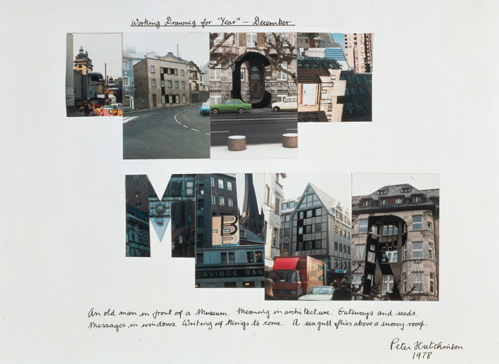 Peter Hutchinson, December, 1978, aus der Serie: Working Drawing for "Year"